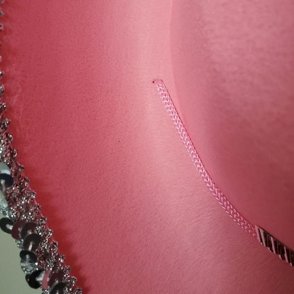 Girls pink princess cowboy hat - Picture 3 of 4